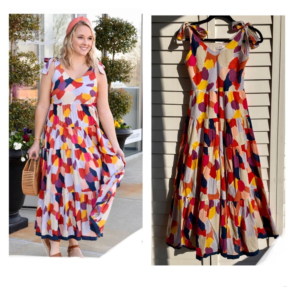 THML Dress sundress COTTON Multicolor SIZE: S